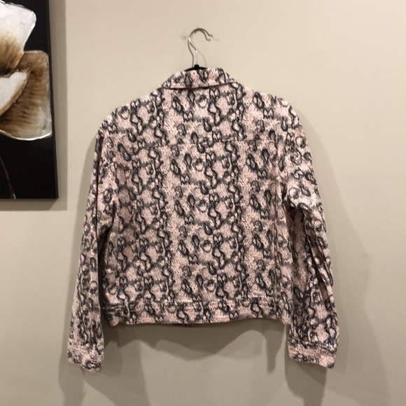 Pink and Grey Jean Jacket - Picture 2 of 6